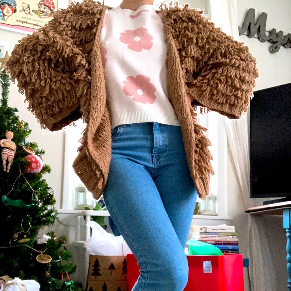 Shag cardigan